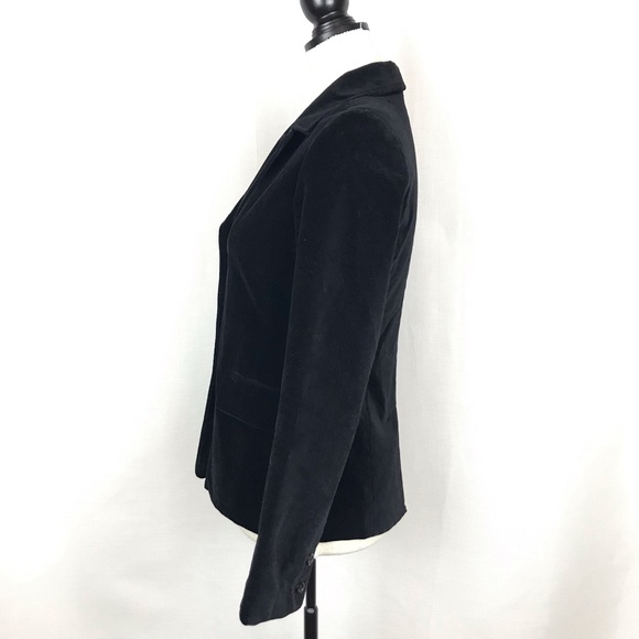 OLD NAVY | Classic Black Velvet Blazer - Picture 2 of 7